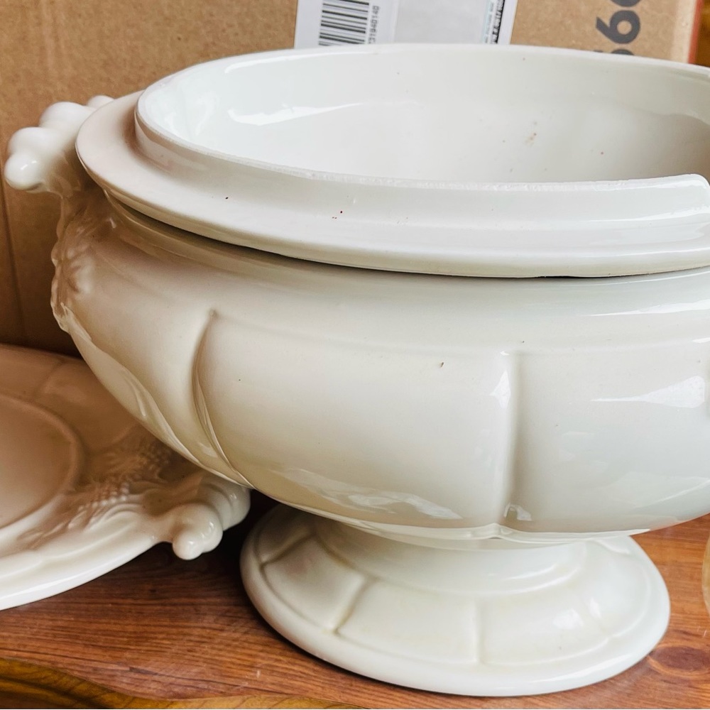 Serving tray pitcher and the big bowl